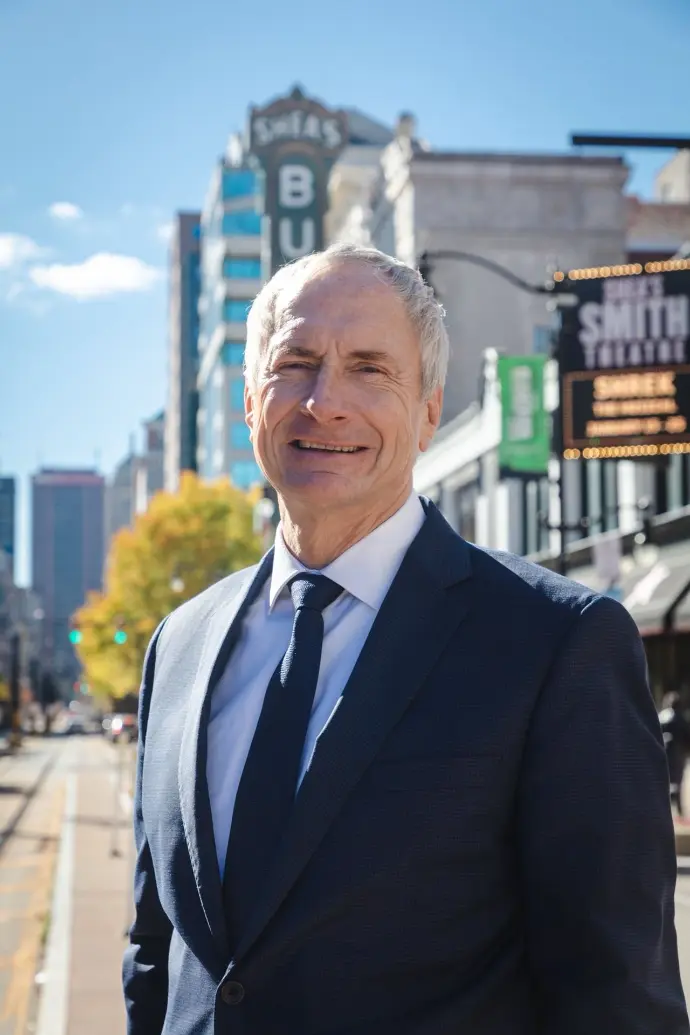 Sean Ryan on Main St. Buffalo NY.