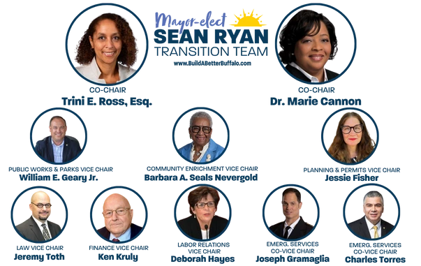 Mayor-elect Sean Ryan Transition Team