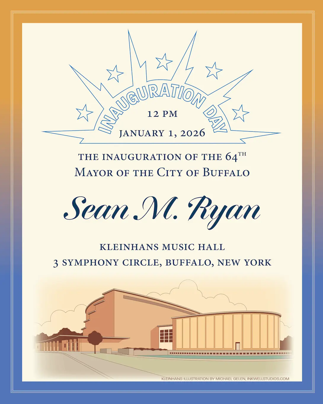 Inauguration Day Event Flyer Inauguration Day Event Flyer